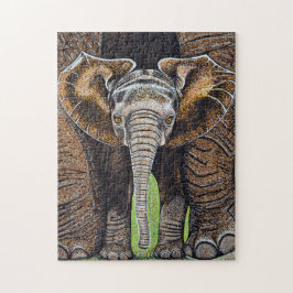 Baby-Elefant-Puzzlespiel Puzzle