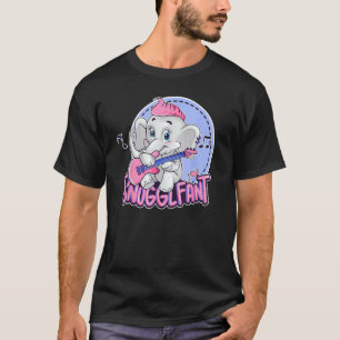 Baby-Elefant spielt Gitarre - Heavy Metal, Hardroc T-Shirt