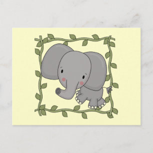 Baby-Elefant-T-Shirts und Geschenke Postkarte
