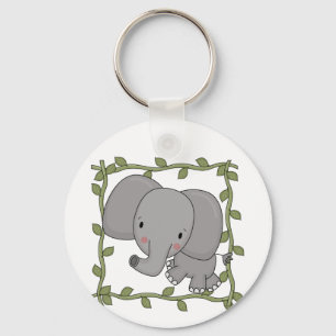 Baby-Elefant-T-Shirts und Geschenke Schlüsselanhänger