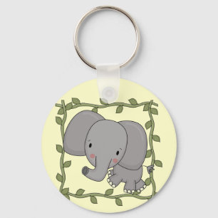 Baby-Elefant-T-Shirts und Geschenke Schlüsselanhänger