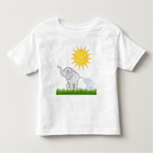 Baby Elefanten rollen unisex Kleinkind T - Shirt