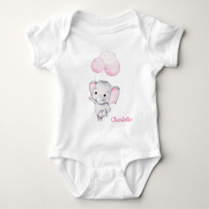 Baby Elephant Baby Bodysuit Baby Strampler