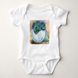 Baby Elephant Baby Bodysuit - ich Liebe Mama Strampler