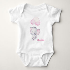 Baby Elephant Baby Bodysuit Strampler
