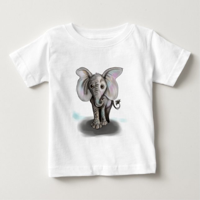 Baby Elephant Baby T-shirt (Vorderseite)