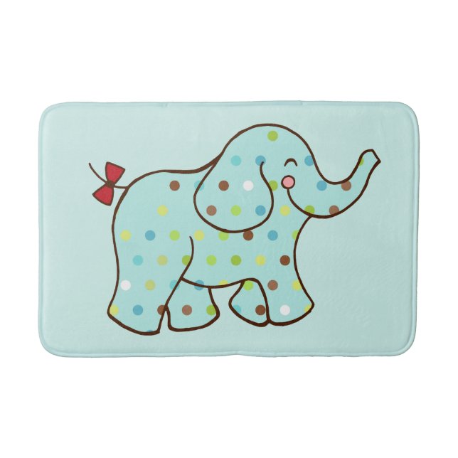 Baby Elephant Bath Mat Badematte (Vorderseite)