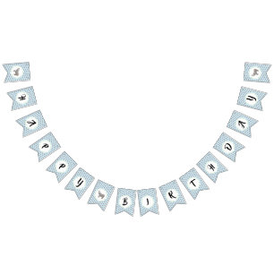 Baby Elephant Birthday Wimpelkette