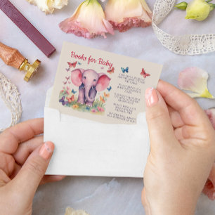 Baby Elephant Books für Baby Begleitkarte