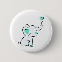 Baby Elephant Button