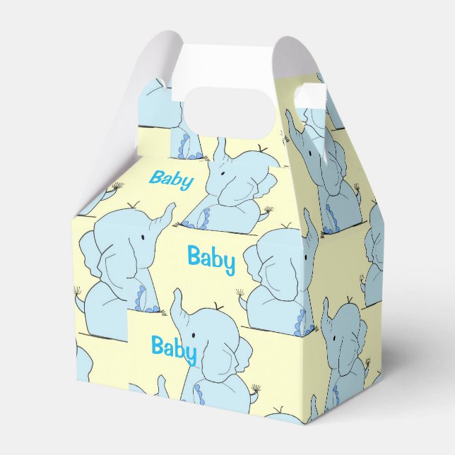 Baby Elephant Duschpapier Gefälligkeitsbox, Kabel Geschenkschachtel (Vorderseite)
