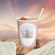 Baby Elephant eine kleine Blütendusche aus Erdnuss