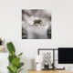 Baby Elephant geht durch die Tightrope Poster (Home Office)