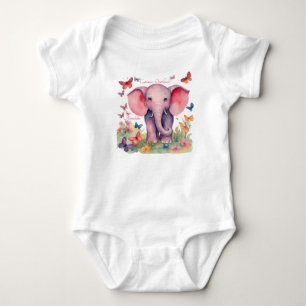 Baby Elephant Girls Strampler