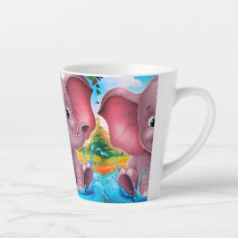 Baby Elephant Latte Coffee Tasse