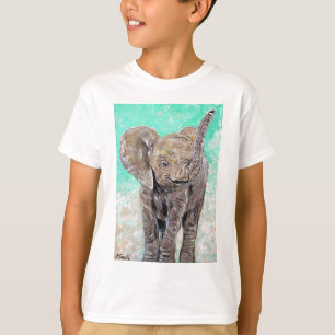 Baby Elephant Painting T-Shirt
