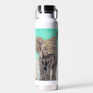 Baby Elephant Painting Trinkflasche
