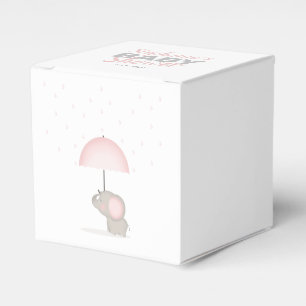 Baby Elephant Pink Baby Dusche Geschenkschachtel