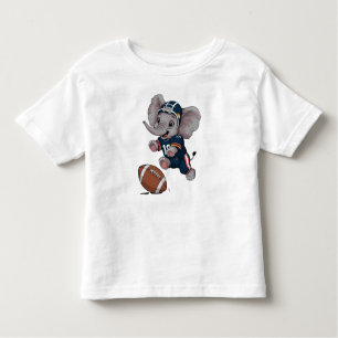 Baby Elephant Playing Football Kleinkind T-shirt