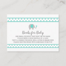 Baby Elephant Polka Dots auf White Book Request