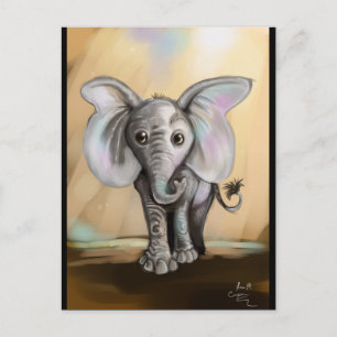 Baby Elephant Postkarte