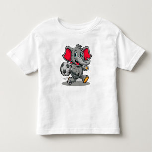 Baby Elephant spielen Tischfußball Grafik Kleinkind T-shirt