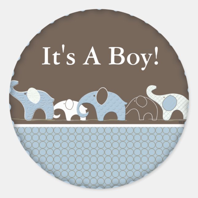 Baby Elephant Sticker (Vorderseite)