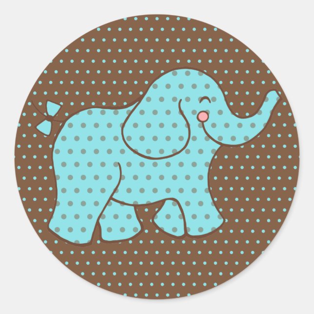 Baby Elephant Stickers (Vorderseite)