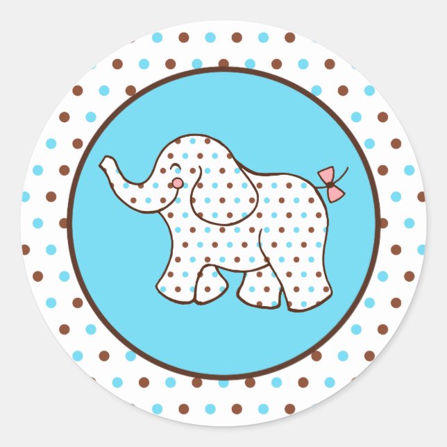 Baby Elephant Stickers (Vorderseite)