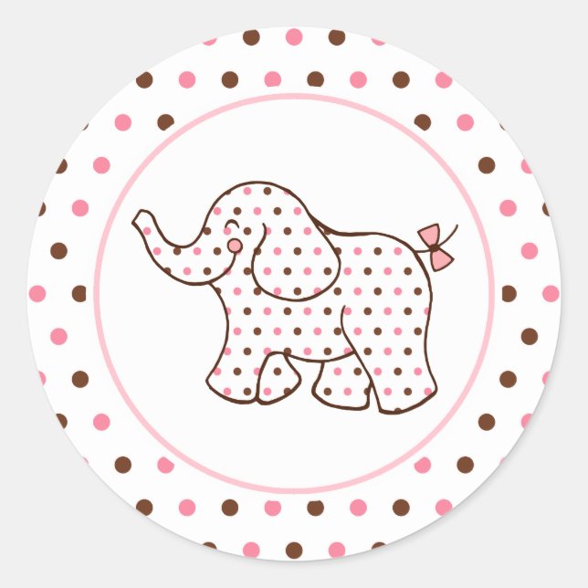 Baby Elephant Stickers (Vorderseite)