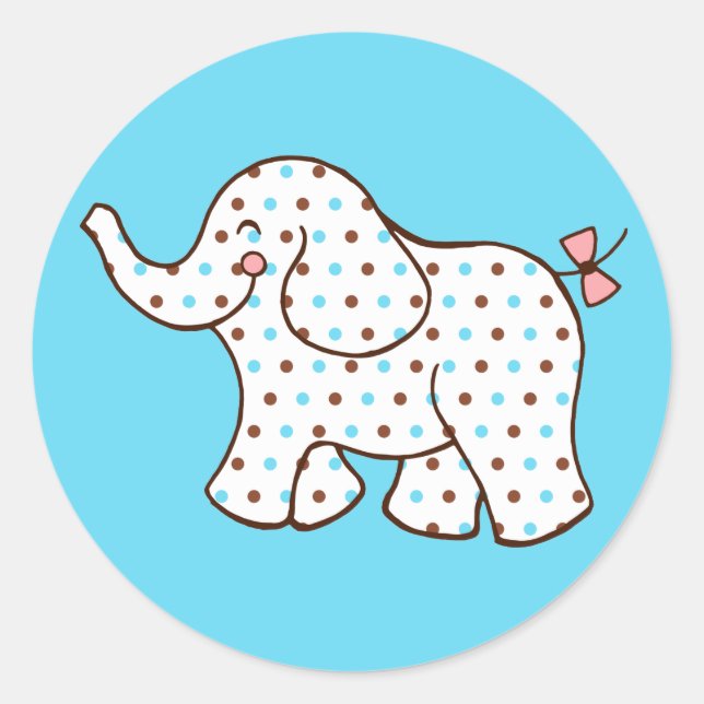Baby Elephant Stickers (Vorderseite)