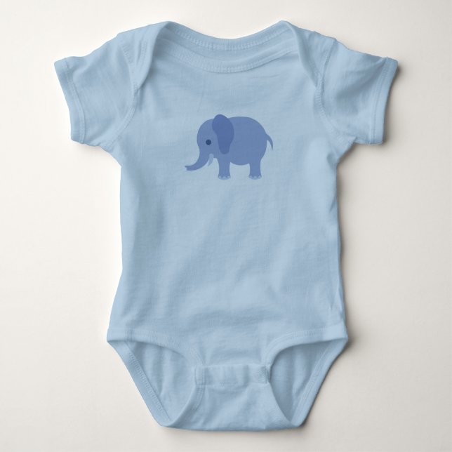 Baby Elephant Strampler (Vorderseite)