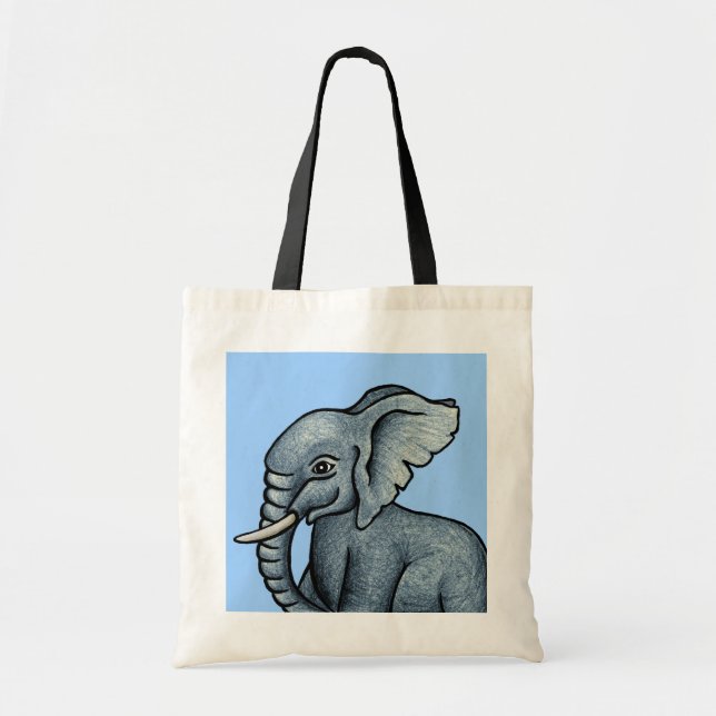 Baby Elephant Tote Bag Tragetasche (Vorne)