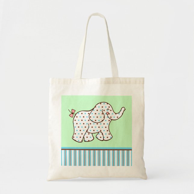 Baby Elephant Tote Bag Tragetasche (Vorne)