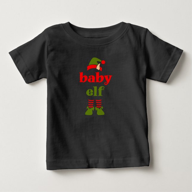 BABY ELF CHRISTMAS T - SHIRT (Vorderseite)