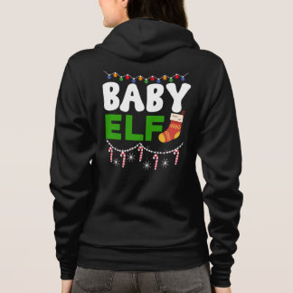Baby-Elf-Weihnachtsfeiertags-Design-84608 Hoodie