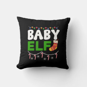 Baby-Elf-Weihnachtsfeiertags-Design-84608 Kissen