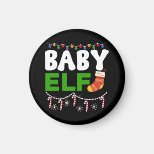 Baby-Elf-Weihnachtsfeiertags-Design-84608 Magnet