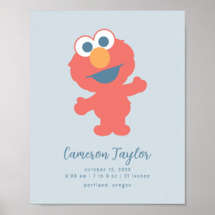 Baby Elmo   Baby-Geburtsstatistik Poster