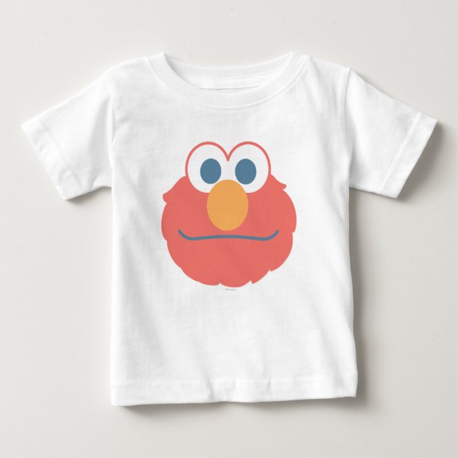 Baby Elmo Face Baby T-shirt (Vorderseite)