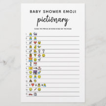 Baby Emoji Minimalistisch Baby Showspiel