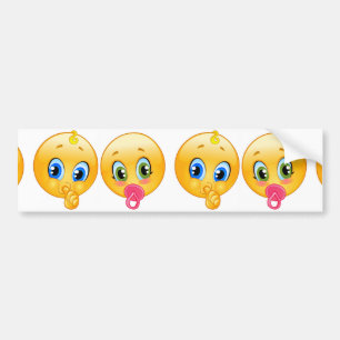 Baby-Emojis Autoaufkleber