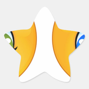 Baby Emojis Stern-Aufkleber