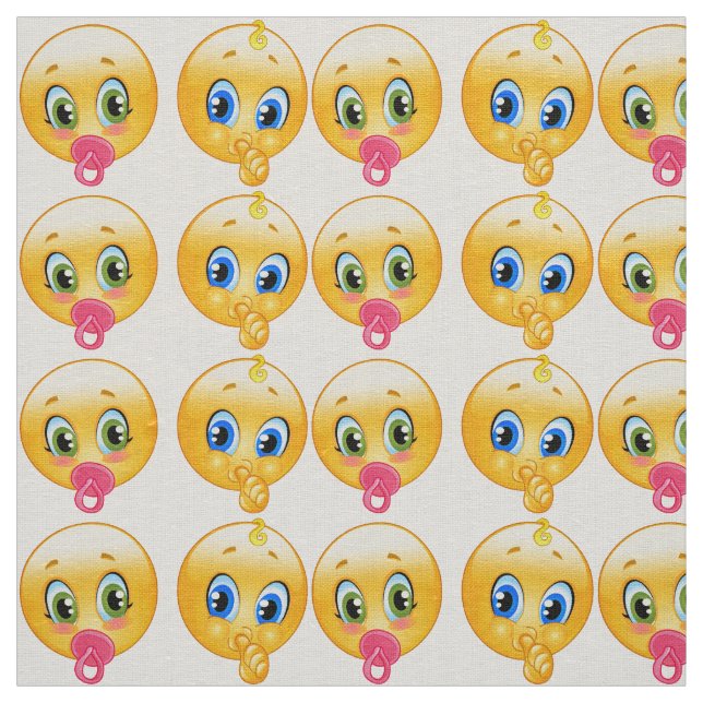 Baby Emojis Stoff (Muster)