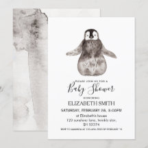 Baby Emperor Pinguin Winter Baby Dusche