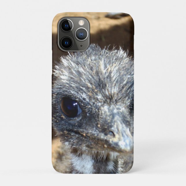 Baby Emu Face, Case-Mate iPhone Hülle (Rückseite)