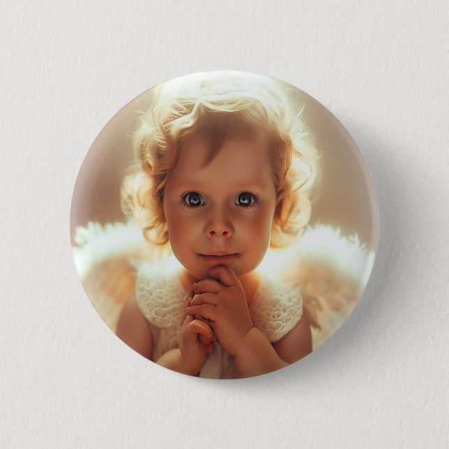 Baby Engel Button (Vorderseite)