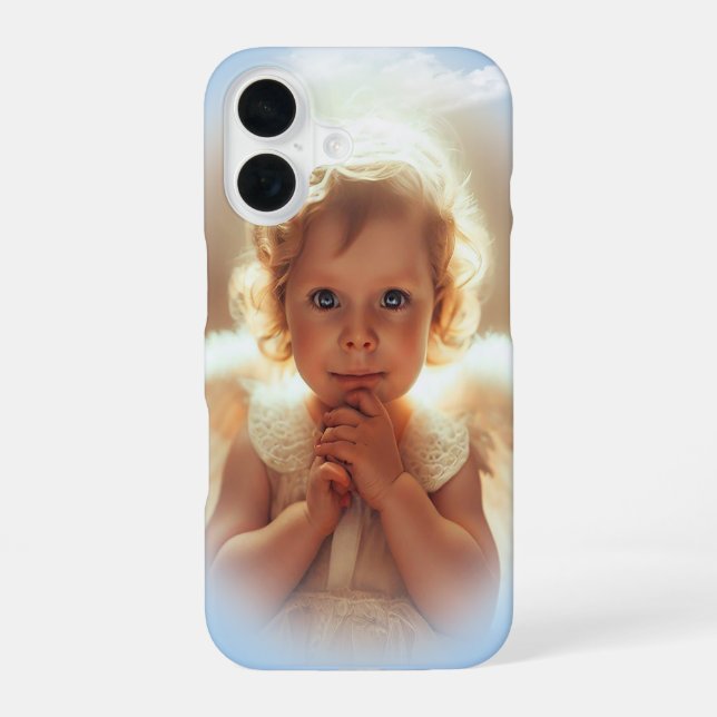 Baby Engel iPhone 16 Hülle (Rückseite)