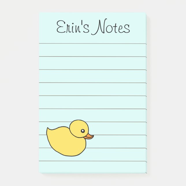 Baby-Enten-To-Do-Liste-Post-it-Notizen Post-it Klebezettel (Vorderseite)