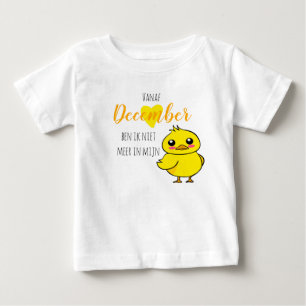 Baby enthüllt Niet meer in mijn eendje schattig T-shirt